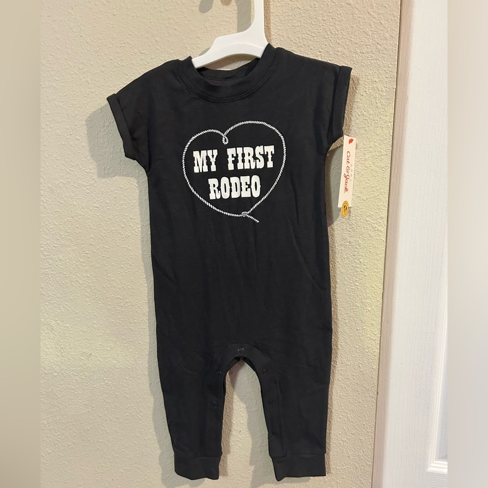'My First Rodeo' Baby Romper